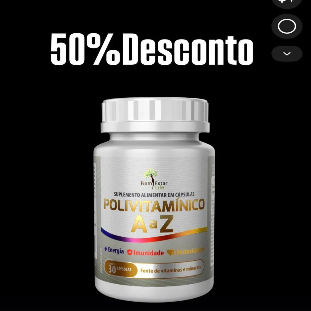JUNTO COM INIBIDOR  ( POLIVITAMINICO DE A -Z 50% desconto )