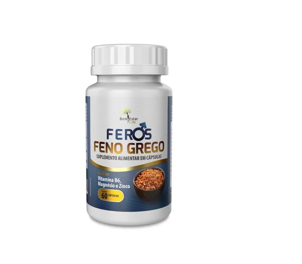 FEROS FENO GREGO - PARA A SAUDE DO HOMEM LÍBIDO E NIVEIS DE TESTOSTERONA EM DIA 