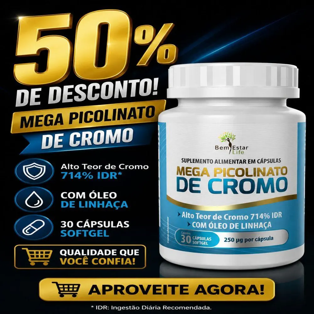 NA COMPRA JUNTO COM INIBIDOR 50 % PICOLINATO CROMO 