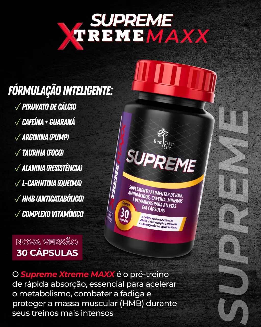 SUPREME XTREME MAXX 30 CAPSULAS 