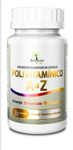  POLIVITAMINICO DE A –Z  NOVO 30 CAPSULAS 